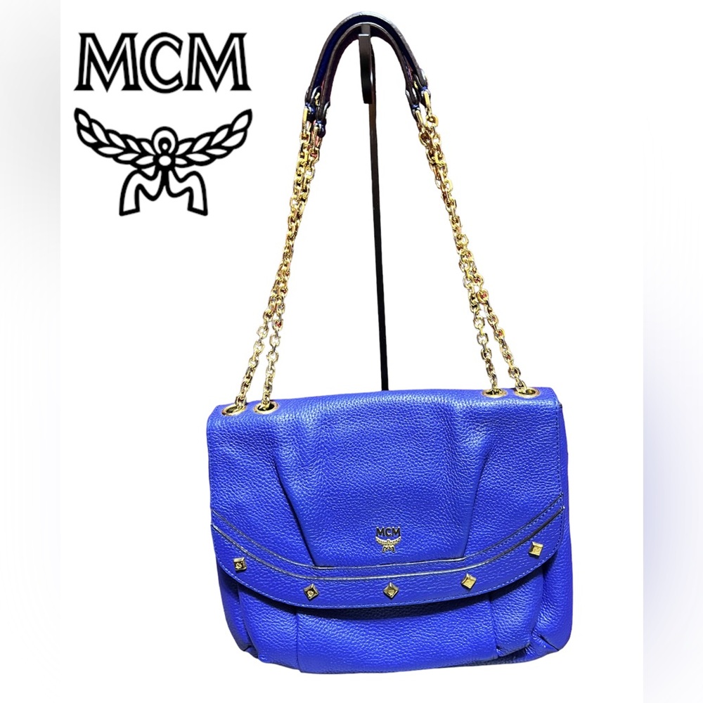 Authentic MCM Sling Blue